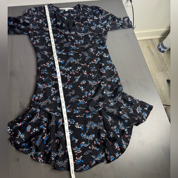 Veronica Beard Floral Print Silk Dress - Picture 9 of 11